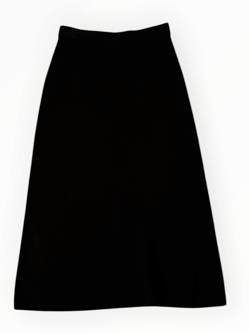 PERUVIAN CONNECTION 100% Pima Cotton Classic Brown Green A-Line Midi Skirt S